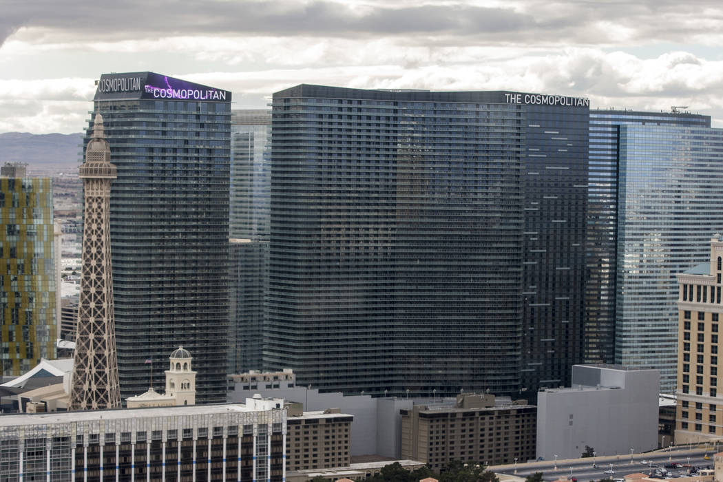 The Cosmopolitan of Las Vegas on the Las Vegas Strip. (Patrick Connolly/Las Vegas Review-Journal)