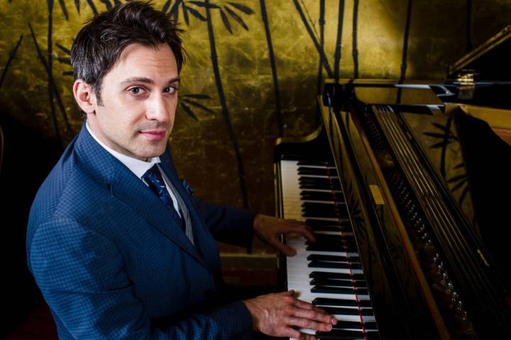 The front man of Scott Bradlee's Postmodern Jukebox is shown in a promotional shot. PMJ has ope ...