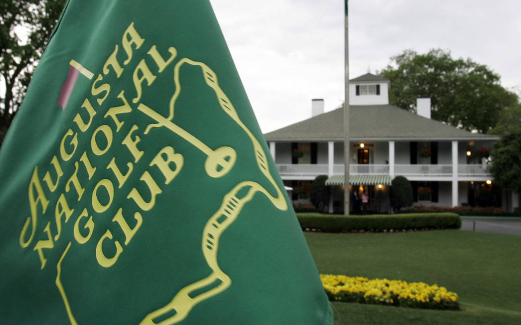 FILE - In this April 4, 2007, file photo, cloudy skies appear above the clubhouse at the August ...