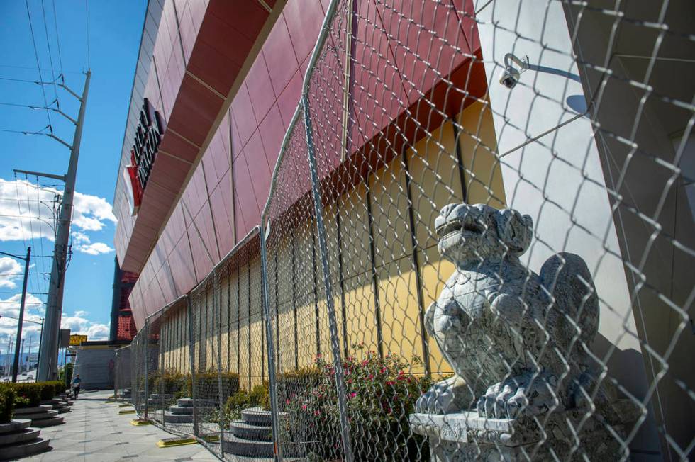 The Lucky Dragon remains closed in Las Vegas, Monday, April 22, 2019. (Caroline Brehman/Las Veg ...