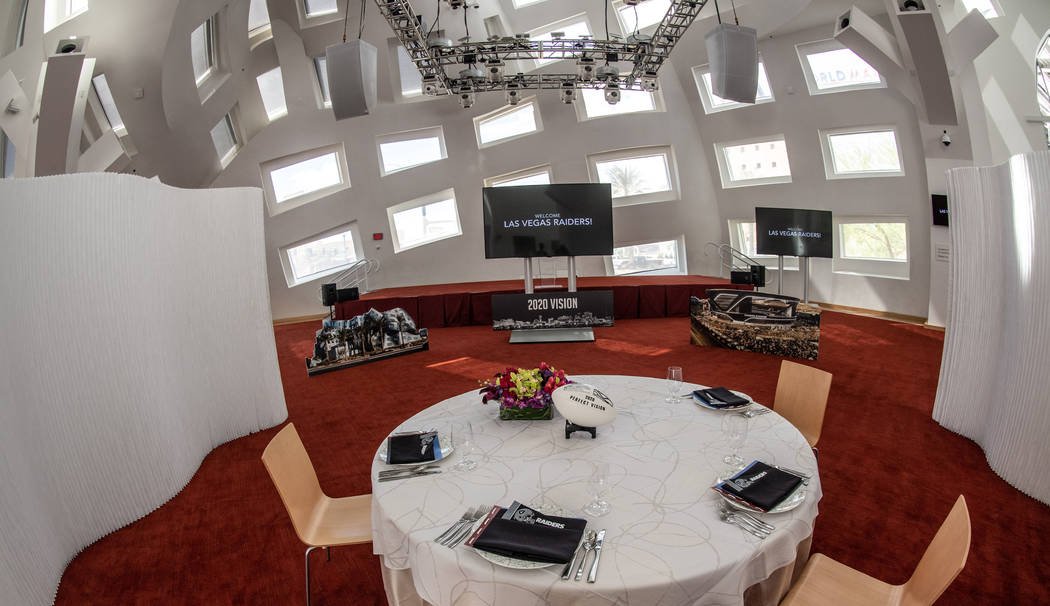 The interior of the Cleveland Clinic Lou Ruvo Center for Brain Health is shown on Monday, April ...