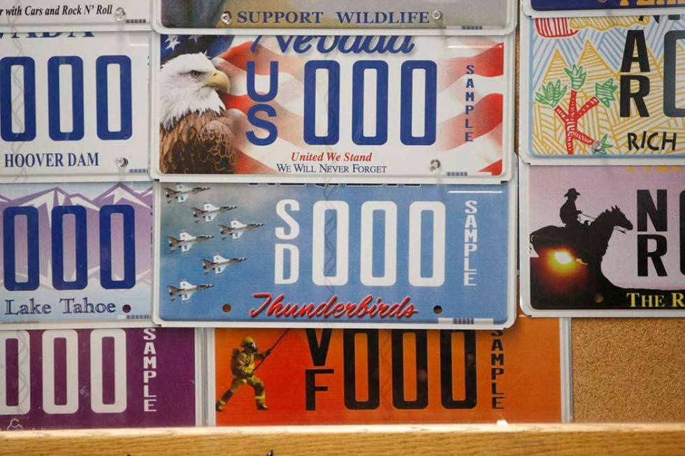 There were 282,271 active specialty plates on Nevada vehicles as of June 30, 2018, generating $ ...