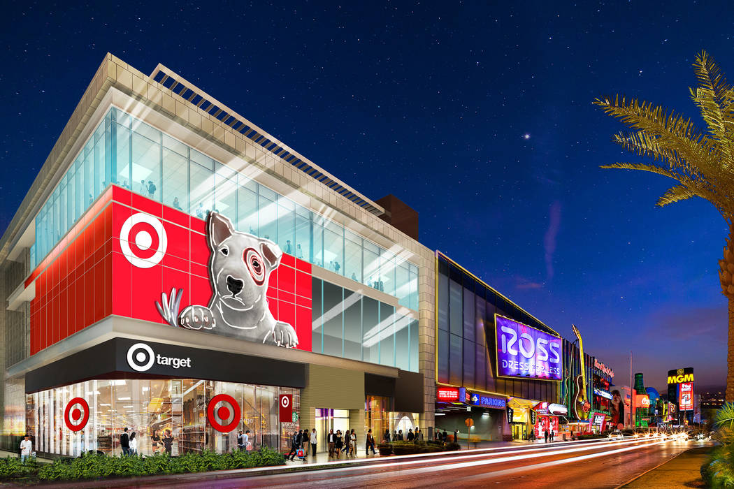 Target announced plans in August 2018 to open a 20,000-square-foot store on the Las Vegas Strip ...