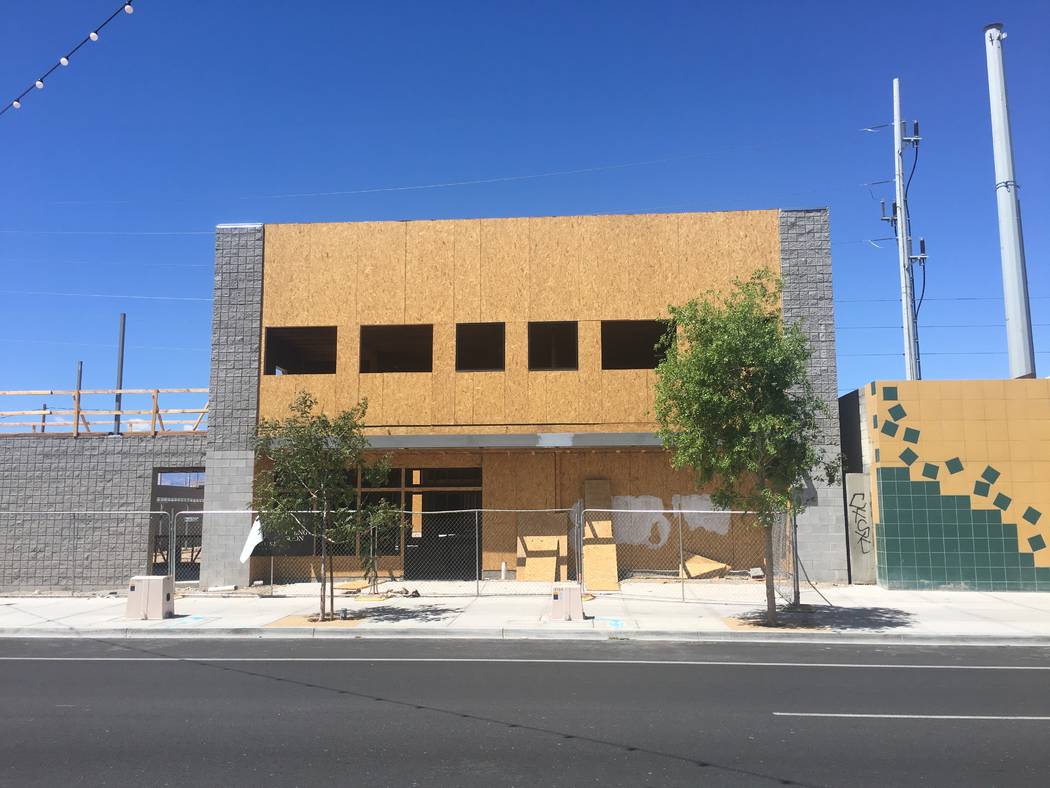 The unfinished Treehouse Las Vegas project is seen Wednesday, April 10, 2019. (Eli Segall/Las V ...