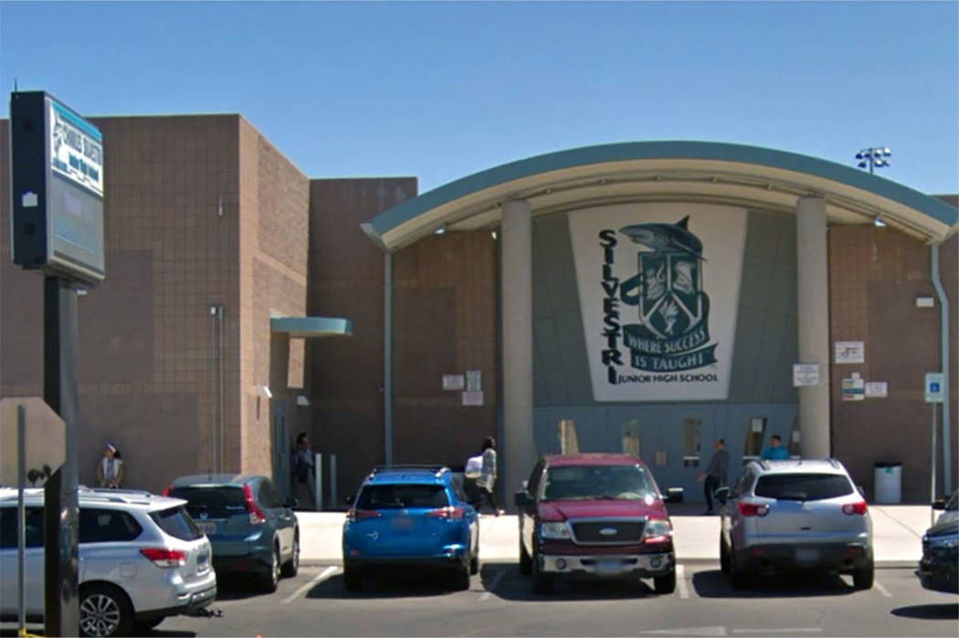 Silvestri Junior High School in Las Vegas (Google maps)