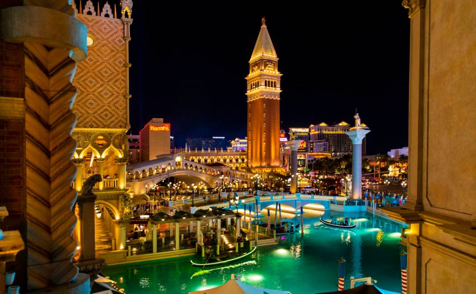 The Venetian is seen, Wednesday, April 24, 2019, in Las Vegas. (L.E. Baskow/Las Vegas Review-J ...