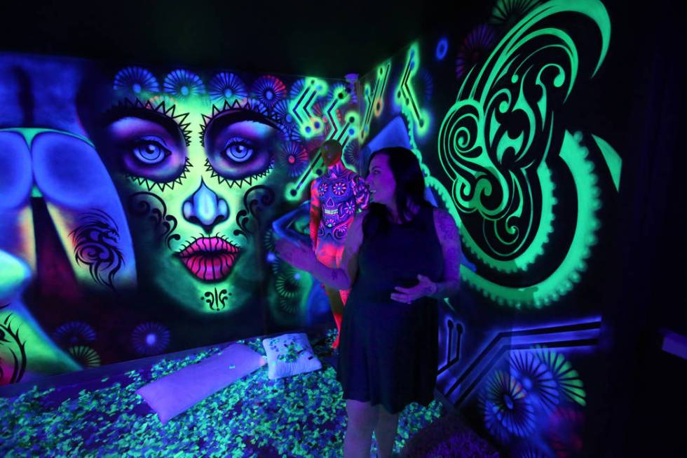 Kassandra Lopez, general manager of Tattoo'd America attraction inside Pop Vegas at the Linq Pr ...