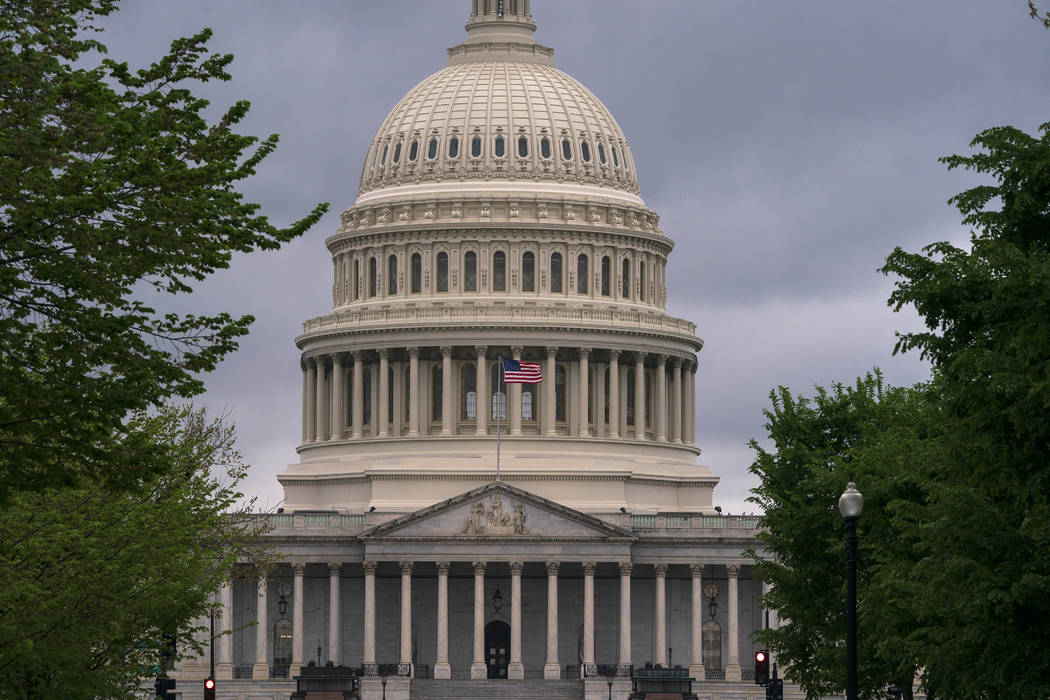 The Capitol is seen in Washington, Friday, April 19, 2019, the day after Attorney General Willi ...