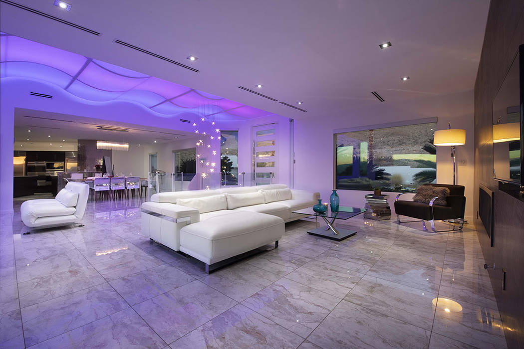 Living area connects to the kitchen. (Sotherby’s International Realty, Synergy)