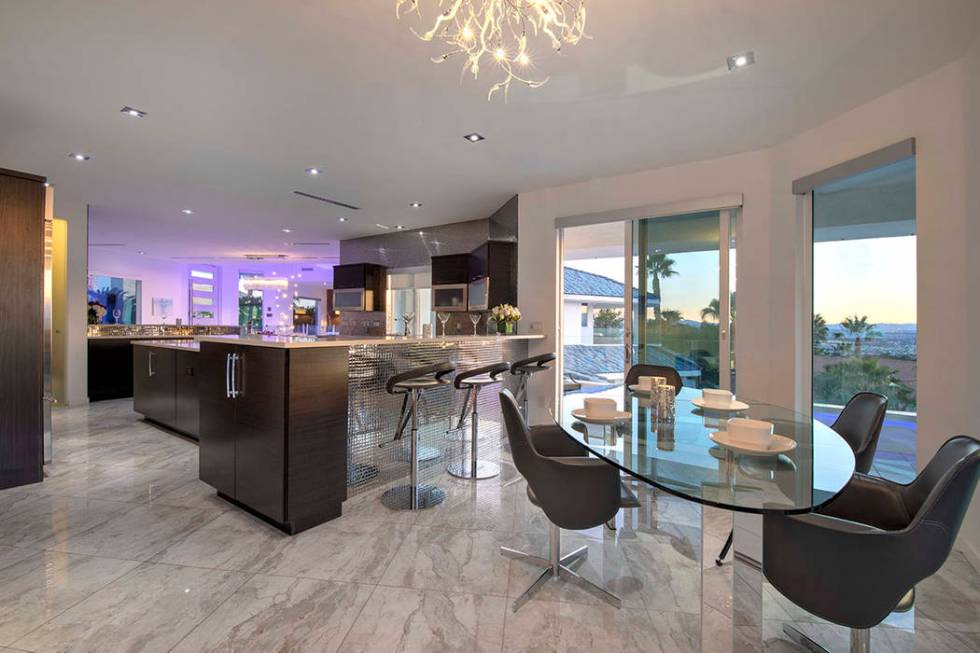 The kitchen and dining area. (Sotherby’s International Realty, Synergy)