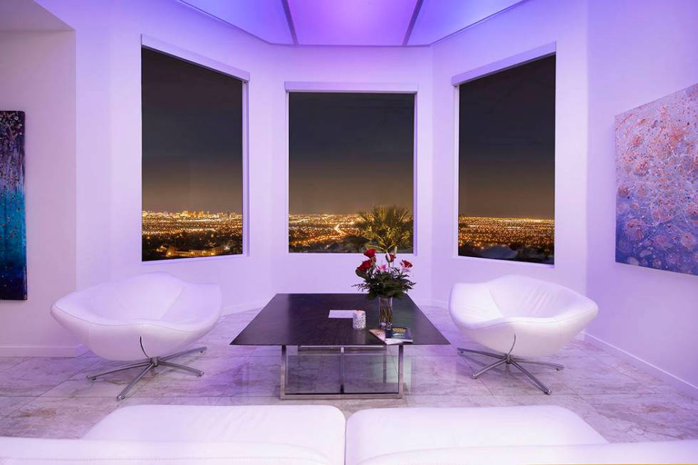 A sitting area over looks the valley. (Sotherby’s International Realty, Synergy)