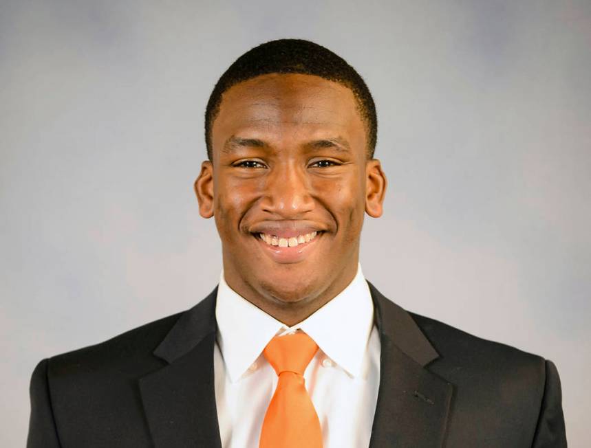 This 2015 photo provided by Clemson Athletics shows Clelin Ferrell. Ferrell is a possible pick ...