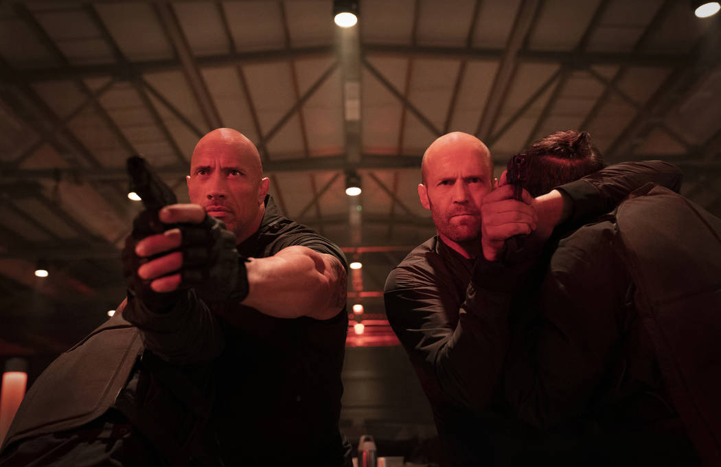 Luke Hobbs (Dwayne Johnson) and Deckard Shaw (Jason Statham) in "Fast & Furious Presents: Hobbs ...