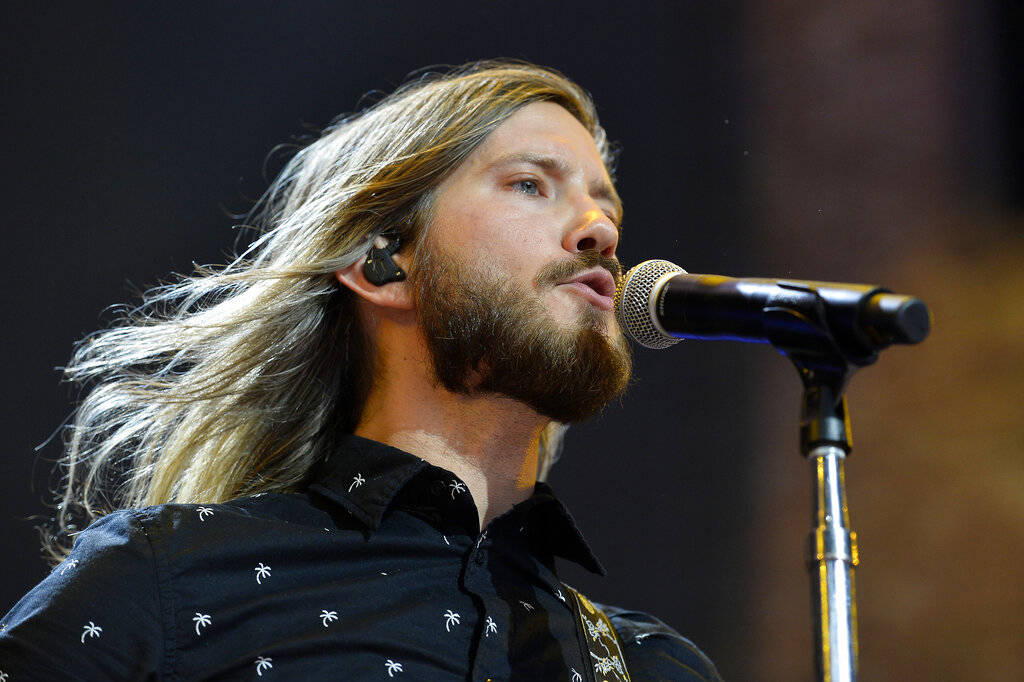 Moon Taxi performs during the 2019 NFL Draft Thursday, Apr. 25, 2019, in Nashville, Tenn. (AP P ...