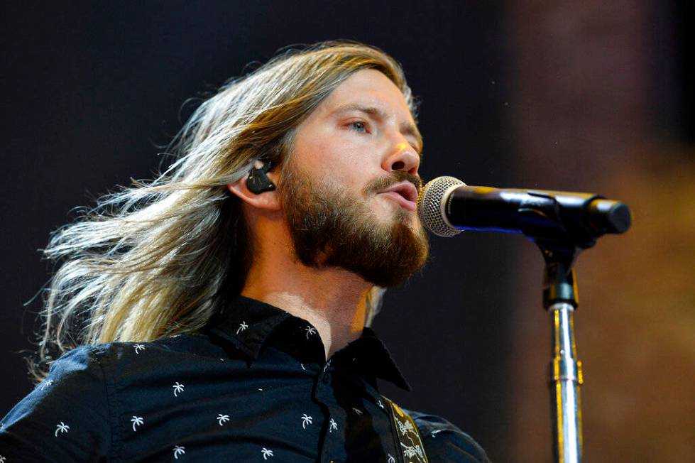 Moon Taxi performs during the 2019 NFL Draft Thursday, Apr. 25, 2019, in Nashville, Tenn. (AP P ...