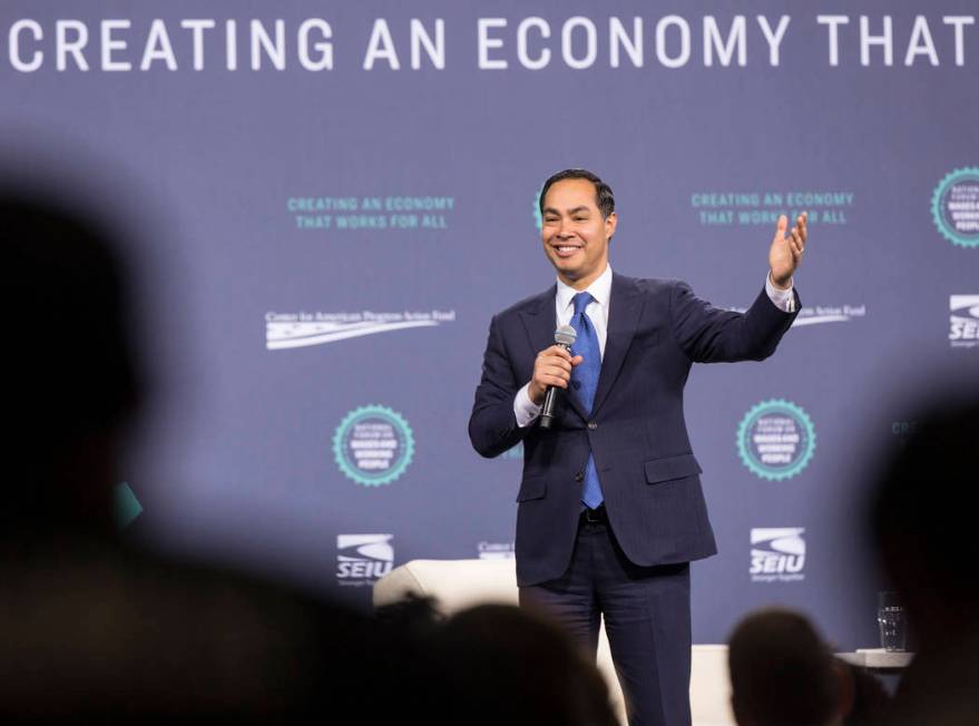 Julian Castro, former U.S. Secretary of Housing and Urban Development and current presidential ...