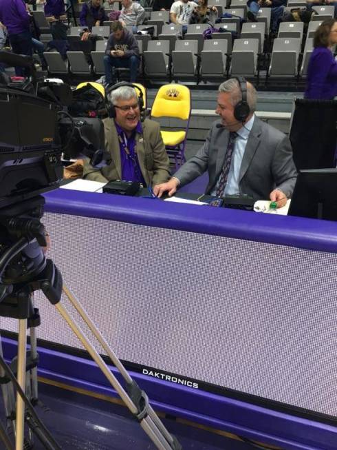 Jerry Koloskie, left, is retiring from University at Albany after a 38-year career in college a ...