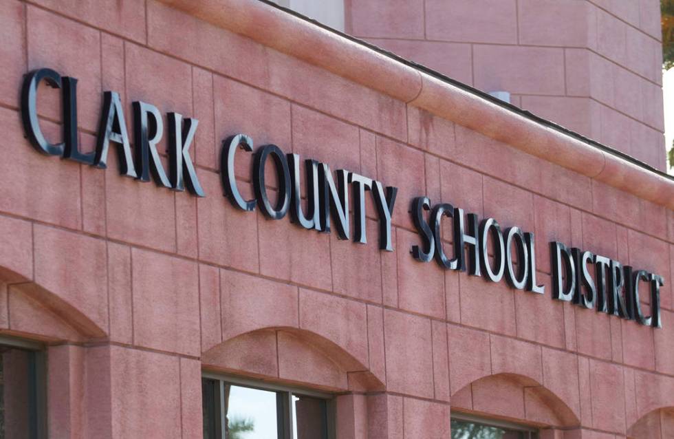 Clark County School District administration building located at 5100 West Sahara Ave. in Las Ve ...