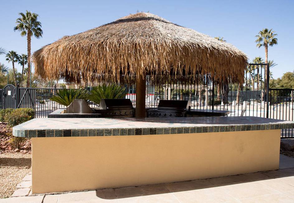 One lot has a shaded outdoor kitchen. (Tonya Harvey Real Estate Millions)