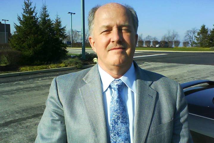 A photo of John Thomas taken in 2009 by a former co-worker and sent to the Review-Journal. The ...