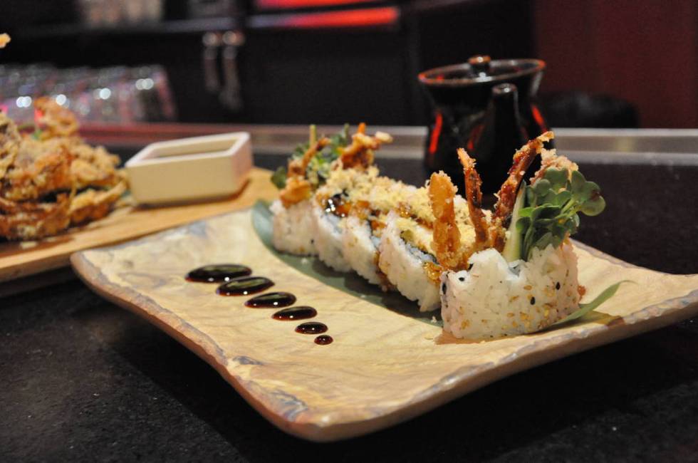 Soft-shell crab roll at Red Sushi at the Golden Nugget. (Golden Nugget)