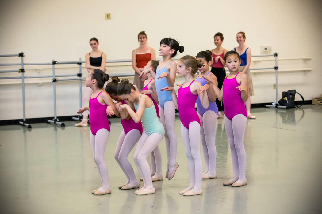 Academy of Nevada Ballet Theatre Students as Baby Flamingos in Alice (In Wonderland) by Septime ...