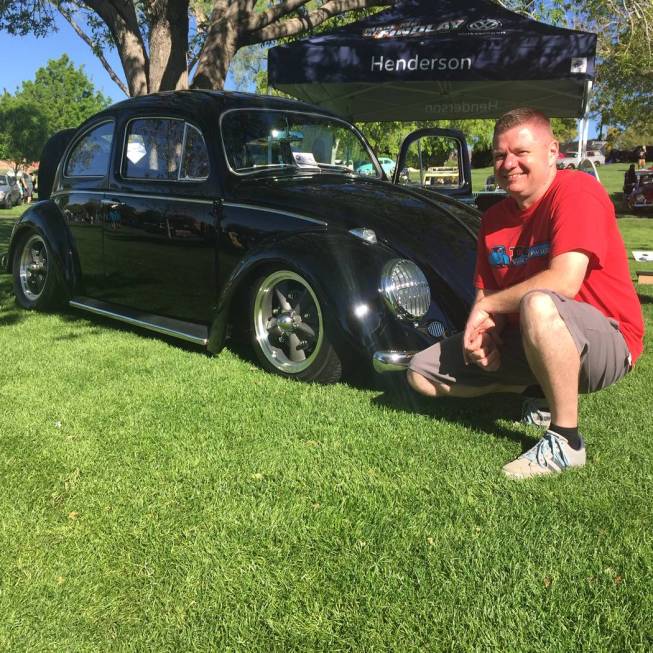 Findlay Volkswagen Henderson parts manager Frank Mattos is also a Volkswagen enthusiast, as evi ...