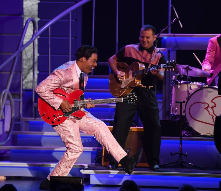 Geno Henderson is shown in a scene from "Elvis Presley's Heartbreak Hotel the Concert," in resi ...