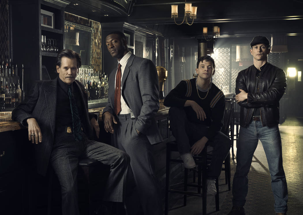 Kevin Bacon as Jackie Rohr, Aldis Hodge as Decourcy Ward, Mark O'Brien as Jimmy Ryan and Jonath ...