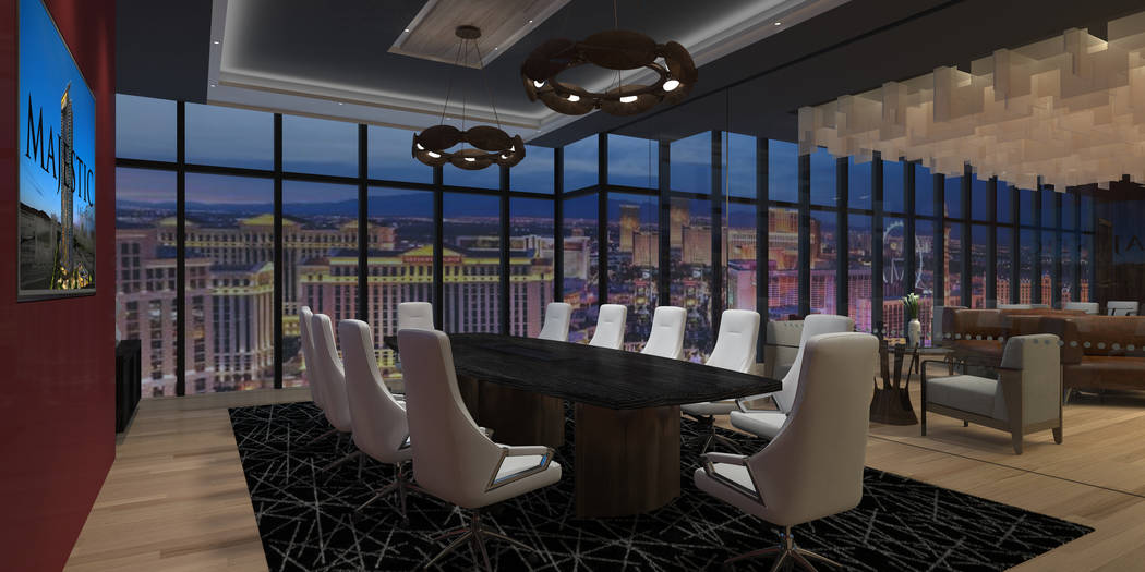 Developer Lorenzo Doumani received Clark County approvals for Majestic Las Vegas, a rendering o ...