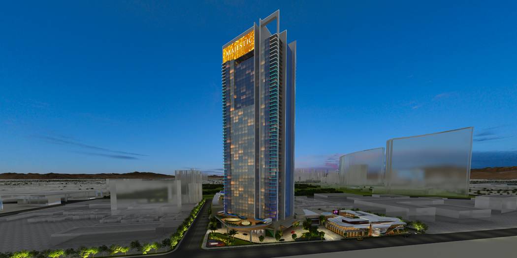 Developer Lorenzo Doumani received Clark County approvals for Majestic Las Vegas, a rendering o ...
