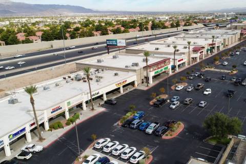 Pebb Enterprises announced that it purchased Las Vegas retail center Rainbow Promenade, seen he ...