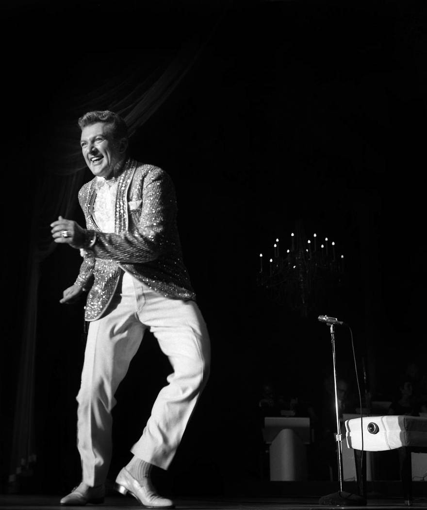 Liberace performed with Barbra Streisand at the Riviera in Las Vegas, Nevada, July 2, 1963. (La ...