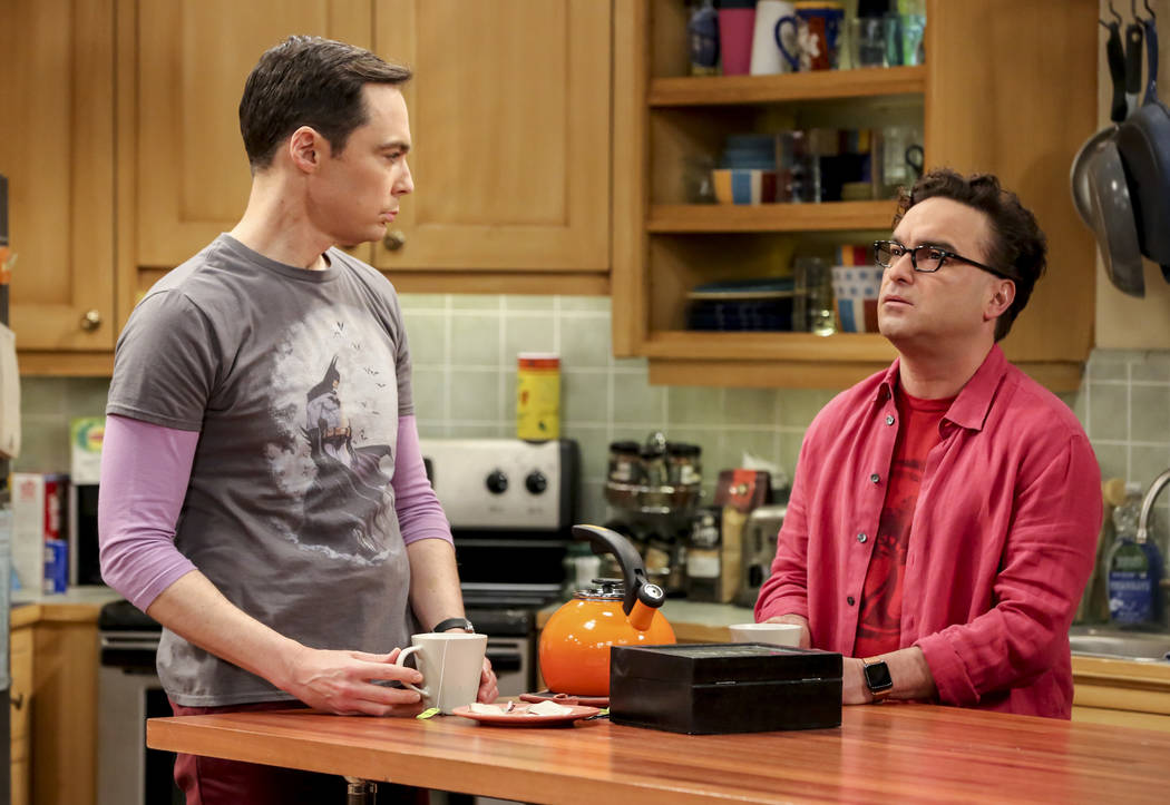 "The Maternal Conclusion" -- Pictured: Sheldon Cooper (Jim Parsons) and Leonard Hofst ...