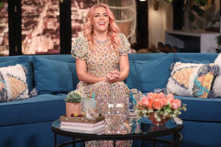 BUSY TONIGHT -- Episode 1094 -- Pictured: Host Busy Philipps on the set of Busy Tonight -- (Pho ...