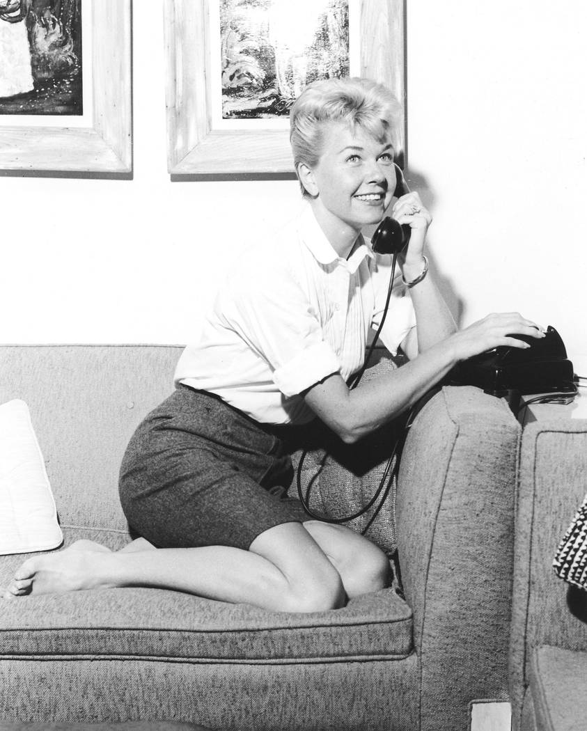 Doris Day was photographed at the Sahara Hotel in 1956, the same year she had her breakthrough ...