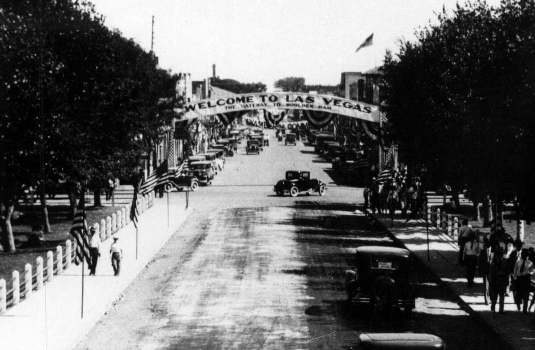 In this undated photo a welcome to Las Vegas sign is seen on Fremont Street. (Las Vegas Review ...