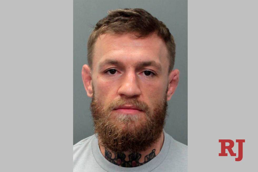 Conor McGregor (Miami-Dade Corrections and Rehabilitation Department via AP)