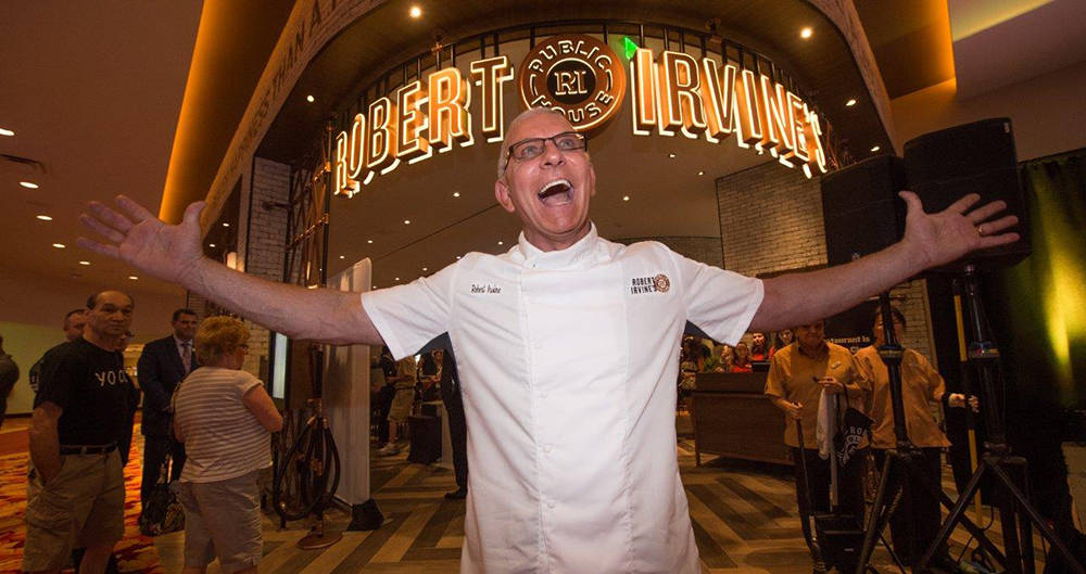 On July 27, Food Network star chef Robert Irvine opened his first Las Vegas restaurant, the Pub ...