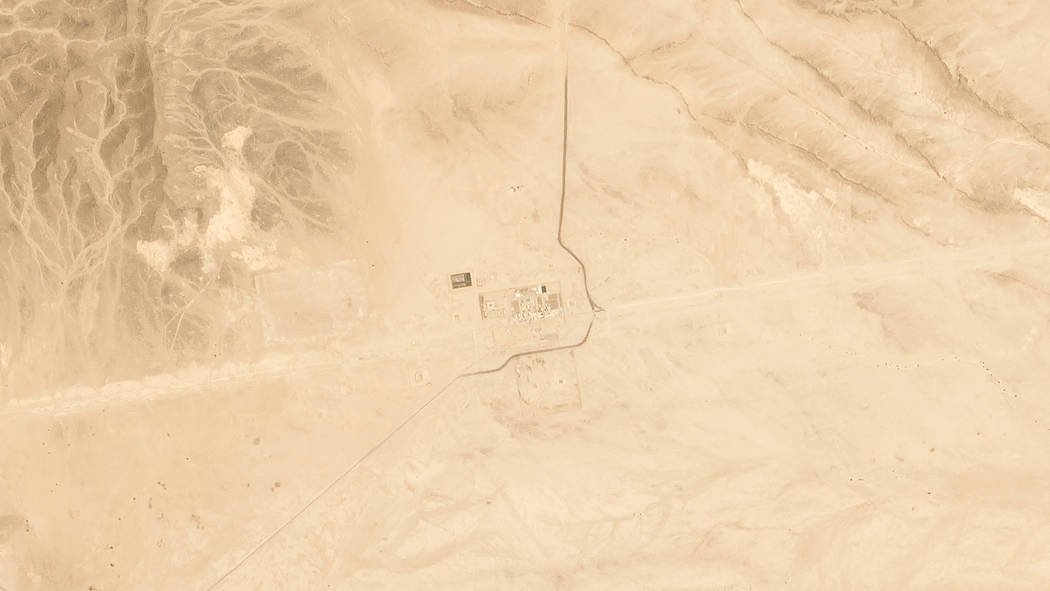 This satellite image provided by Planet Labs Inc. shows Saudi Aramco's Pumping Station No. 8 ne ...