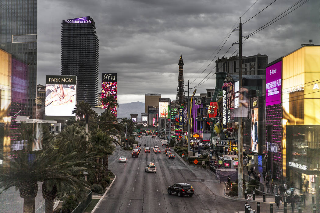 Gusty winds and rain storms were forecast for Thursday in the Las Vegas Valley, says the Nation ...
