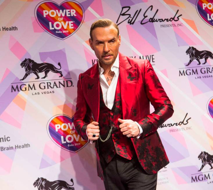 Matt Goss poses on the red carpet for Keep Memory Alive's 23rd annual Power of Love gala, raisi ...