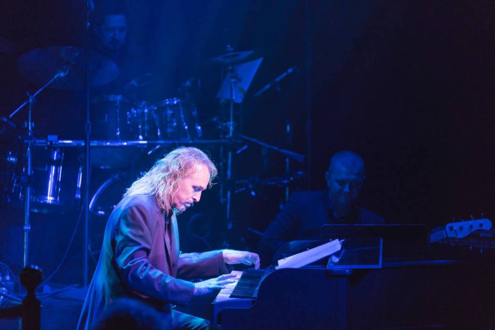 Philip Fortenberry is shown during the 100th performance of "The Cocktail Cabaret" at Caesars P ...