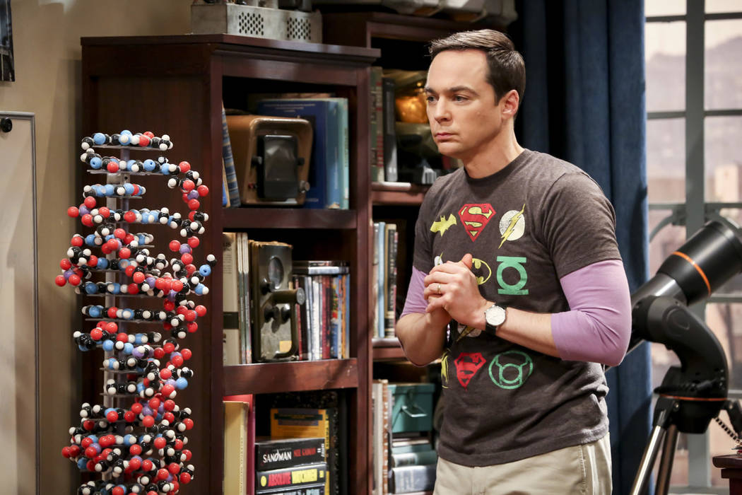 Jim Parsons performs in a scene from the series finale of "The Big Bang Theory." (Michael Yaris ...