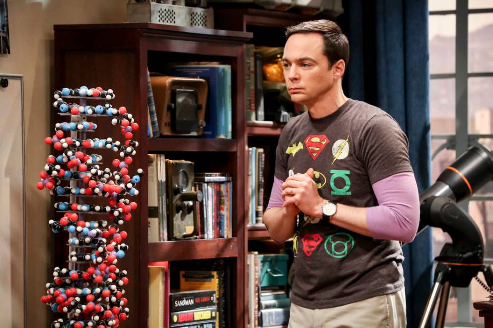 Jim Parsons performs in a scene from the series finale of "The Big Bang Theory." (Michael Yaris ...