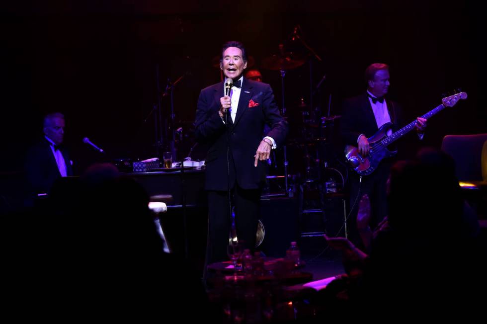 Wayne Newton celebrates 60 years of entertaining during a performance at Caesars Palace on Wedn ...