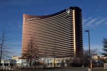 Construction continues on the Encore Boston Harbor luxury resort and casino in Everett, Mass., ...