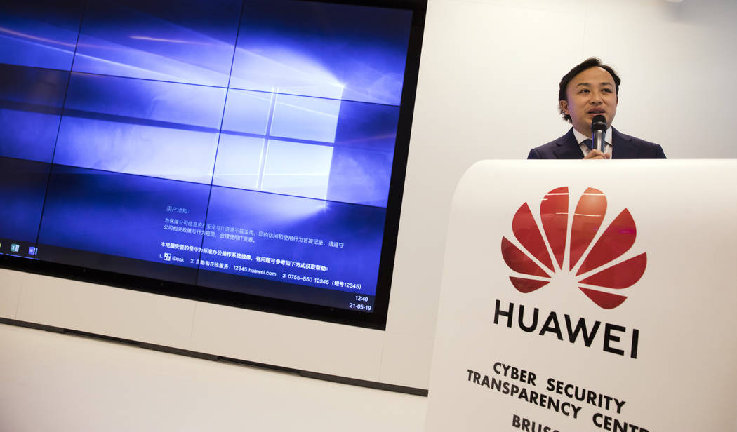 Abraham Liu, Chief Representative of Huawei to the European Institutions speaks during a DigitA ...