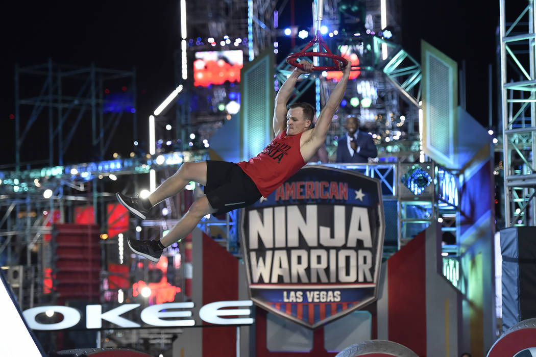 AMERICAN NINJA WARRIOR -- "Las Vegas Finals Night 2" Episode 1014 -- Pictured: Mike M ...