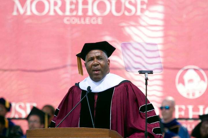 Billionaire technology investor and philanthropist Robert F. Smith announces he will provide gr ...